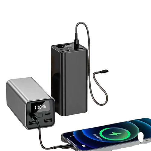 Smart PD100W 65W Output DC Laptop Power Bank 20000mah PC Polymer LED Features for Home