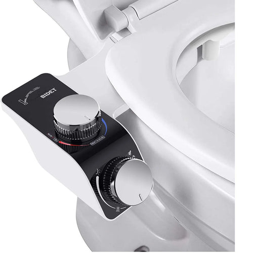 Easy-to-install ABS Bidet Toilet Seatsmart Cordless with Dual Hot-and-cold Spray for Rear