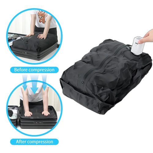 Pailox Waterproof Inflatable Vacuum Compression Bag Airtight Storage Bags for Travel