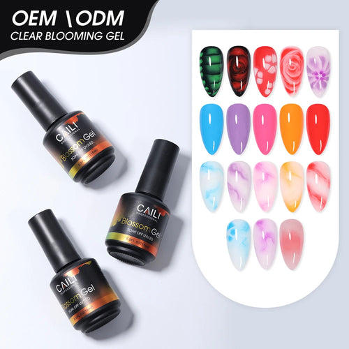Caili Nail Art Blooming Gel Polish Gradient Effect Nail Gel for Creative Nail Art