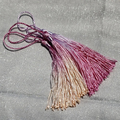 Classic Rainbow Gradient Polyester Tassel Norigae Charm Set for Party Decoration Bag