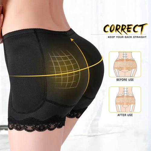 King Mcgreen Star High Waist Big Ass Panties Women Slimming Butt Lifter Padded Push Up