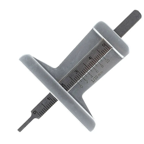 Stainless Steel Tire Tread Depth Gauge 0-50mm (5cm) Precise Durable Sturdy Vehicle Tire