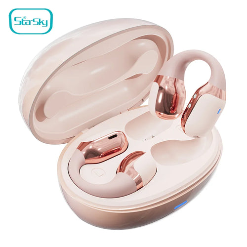 Starsky LED Earclip Earphones Sport Calling Noise Cancelling Open Ear Hanging Wireless