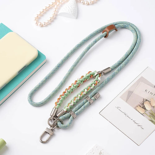 High-End Mountain-Style Crossbody Phone Lanyard Detachable Wristband Pendant
