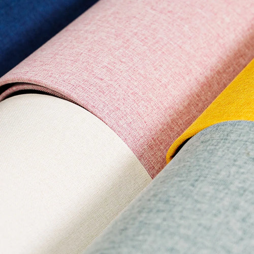 Peel and Stick Linen Textured Wallpaper, Self-Adhesive DIY Wall Cloth for Bedroom Living