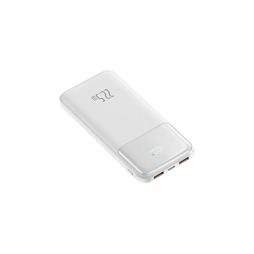 WM Large 20000mAh Ultra Slim Li-Polymer Power Bank LED Display Built-in 2 Cables PD 22.5W