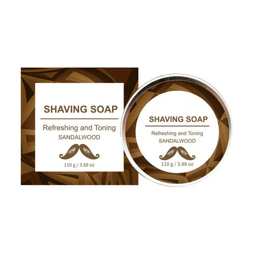 Shaving Soap Sandalwood Best Luxury Shaving Cream Tallow Dense Lather with Fantastic
