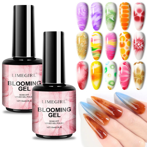 Multi Functional Blooming Gel Compatible with Gel Polish Builder Gel Easy to Create