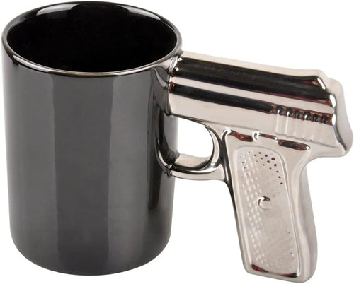Novelty Ceramic Coffee Mugs in Pistol Design Gun Mugs Cup for Boyfriend Dad on Fathers