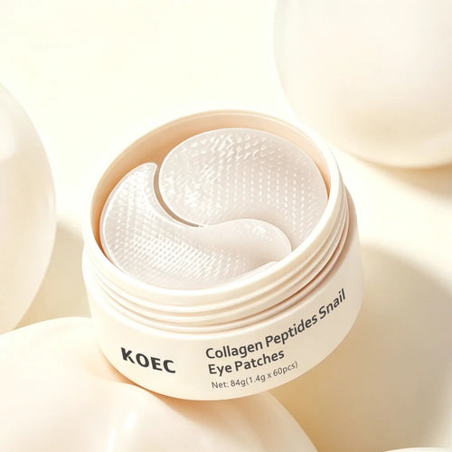 Collagen Peptides Snail Hydrogel Eye Patches for Dark Circles Puffiness Fine Lines