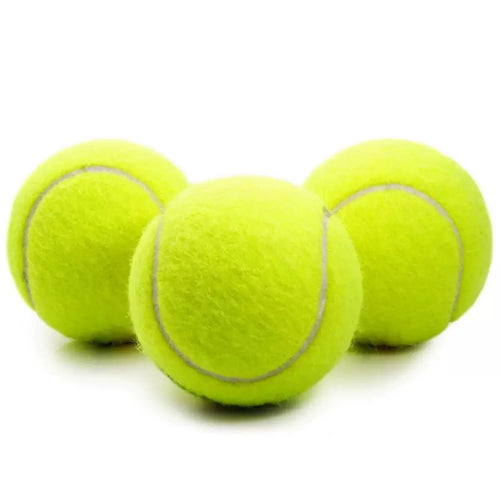57% Wool 3-Pack Tennis Padel Balls and Rubber Tennis Paddle Balls for Match Training