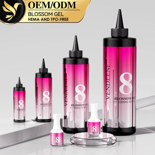 Vendeeni Clear Blooming Gel Polish 1000ML TPO Tema Free Blooming Gel Nail Polish Nail