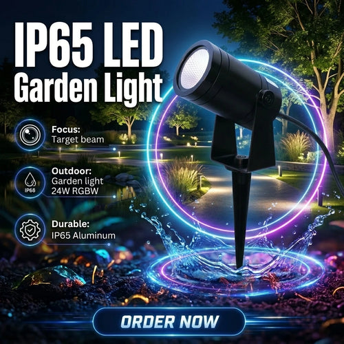 LED Landscape Light Garden Light with Spike IP65 Waterproof High Voltage 12w IP65