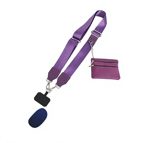 Phone Crossbody Shoulder Strap with Detachable Wrist Strap Adjustable Multi-Use Wide