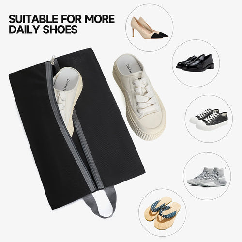 Reflective Shoe Bag Sneaker Storage Bags for Traveling with Shoe Set Zipper