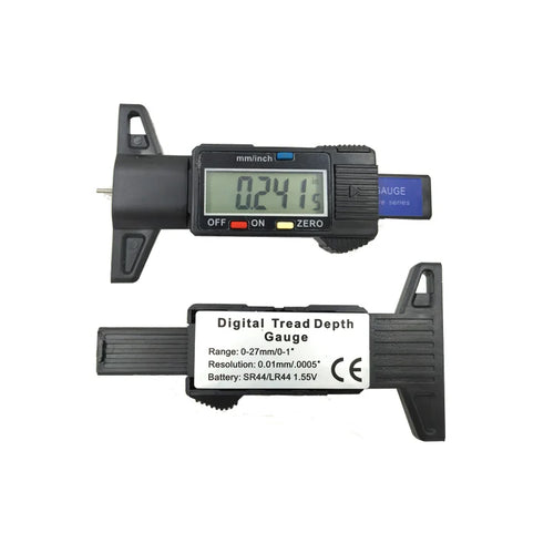 Digital Car Tire Pressure Gauge Test Range0-100PSI and Manual Tire Tread Depth Gauge