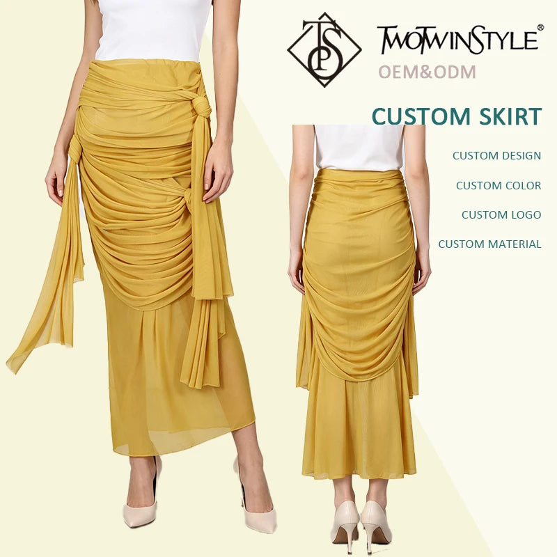 Draped Skirts