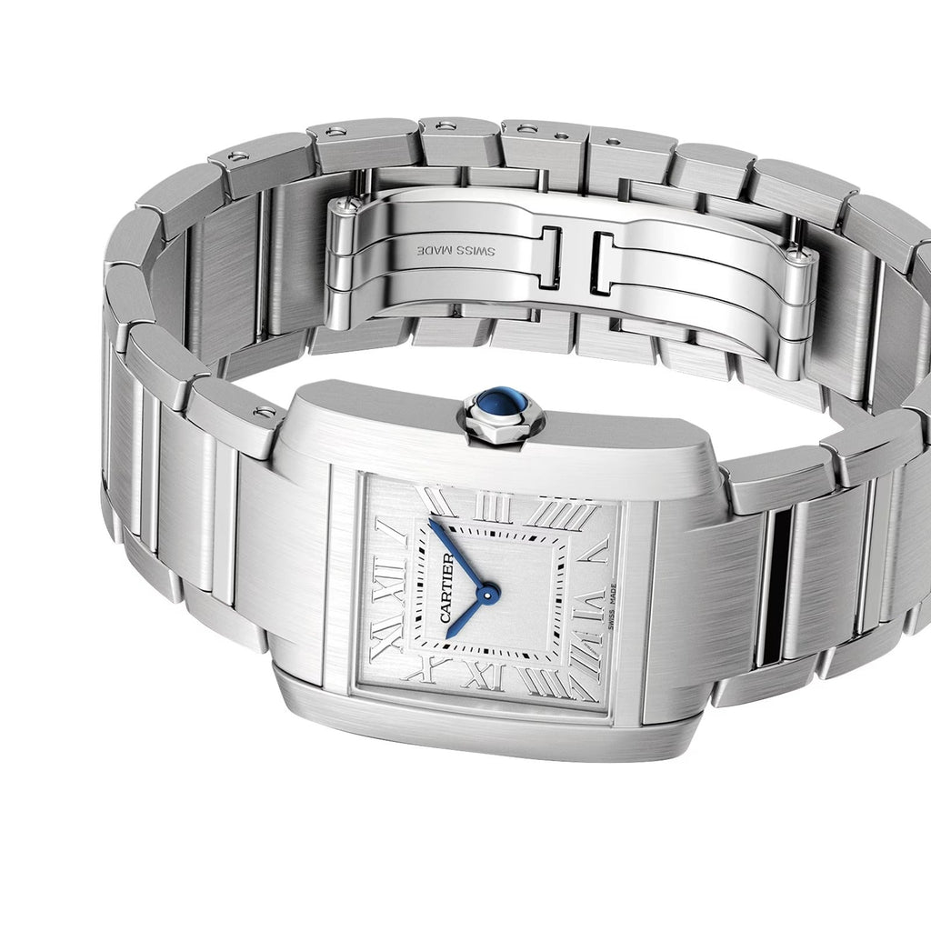 Unworn Tank Francaise de, Medium Stainless Steel, 32mm x 27mm, Ref# WSTA0074, box and papers
