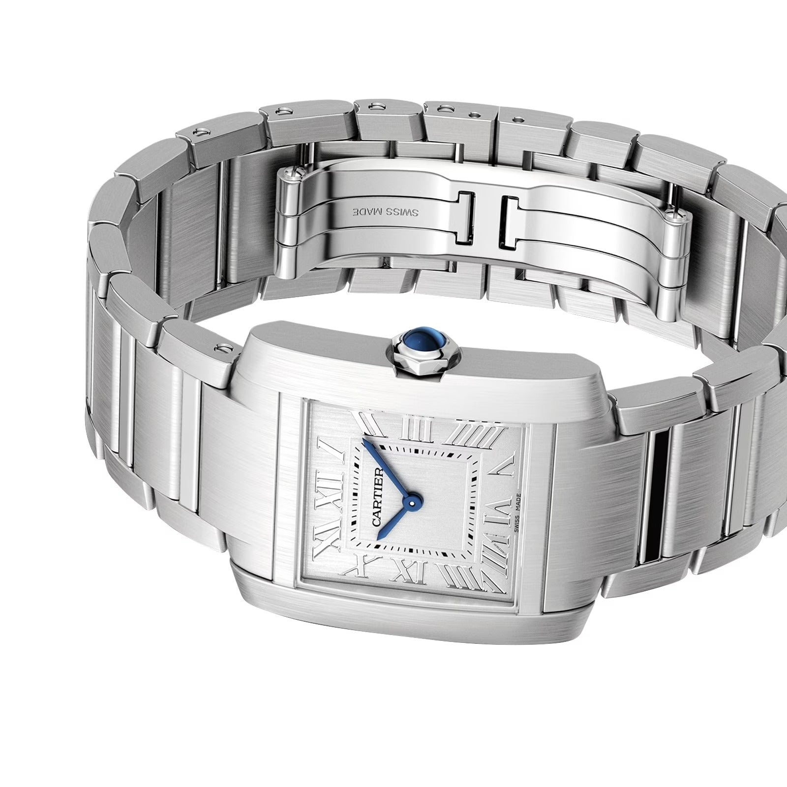 Unworn Tank Francaise de, Medium Stainless Steel, 32mm x 27mm, Ref# WSTA0074, box and papers