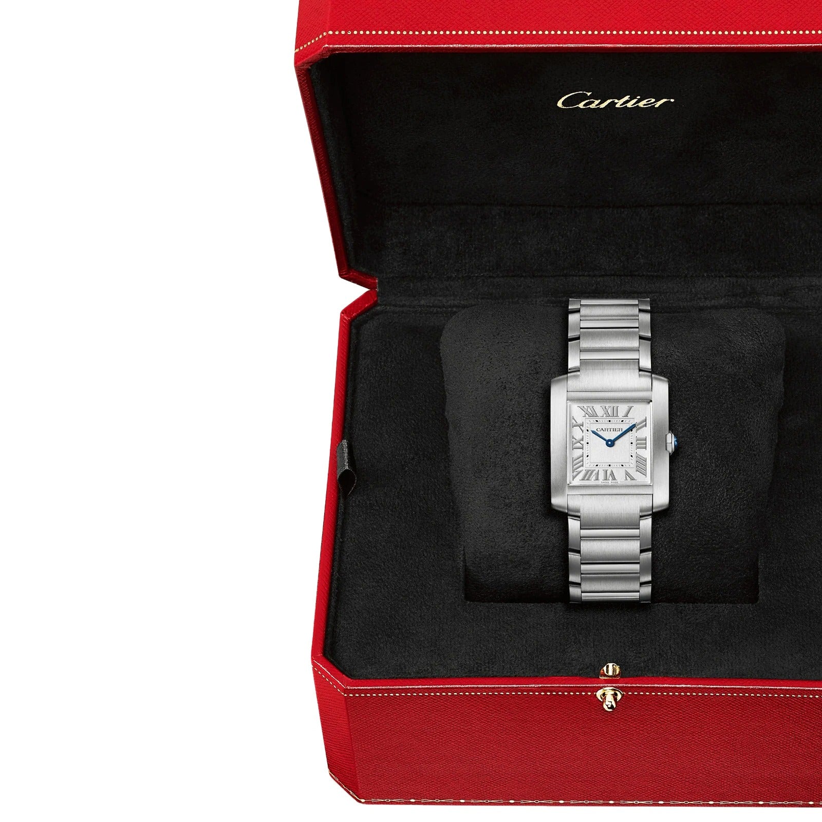 Unworn Tank Francaise de, Medium Stainless Steel, 32mm x 27mm, Ref# WSTA0074, box and papers