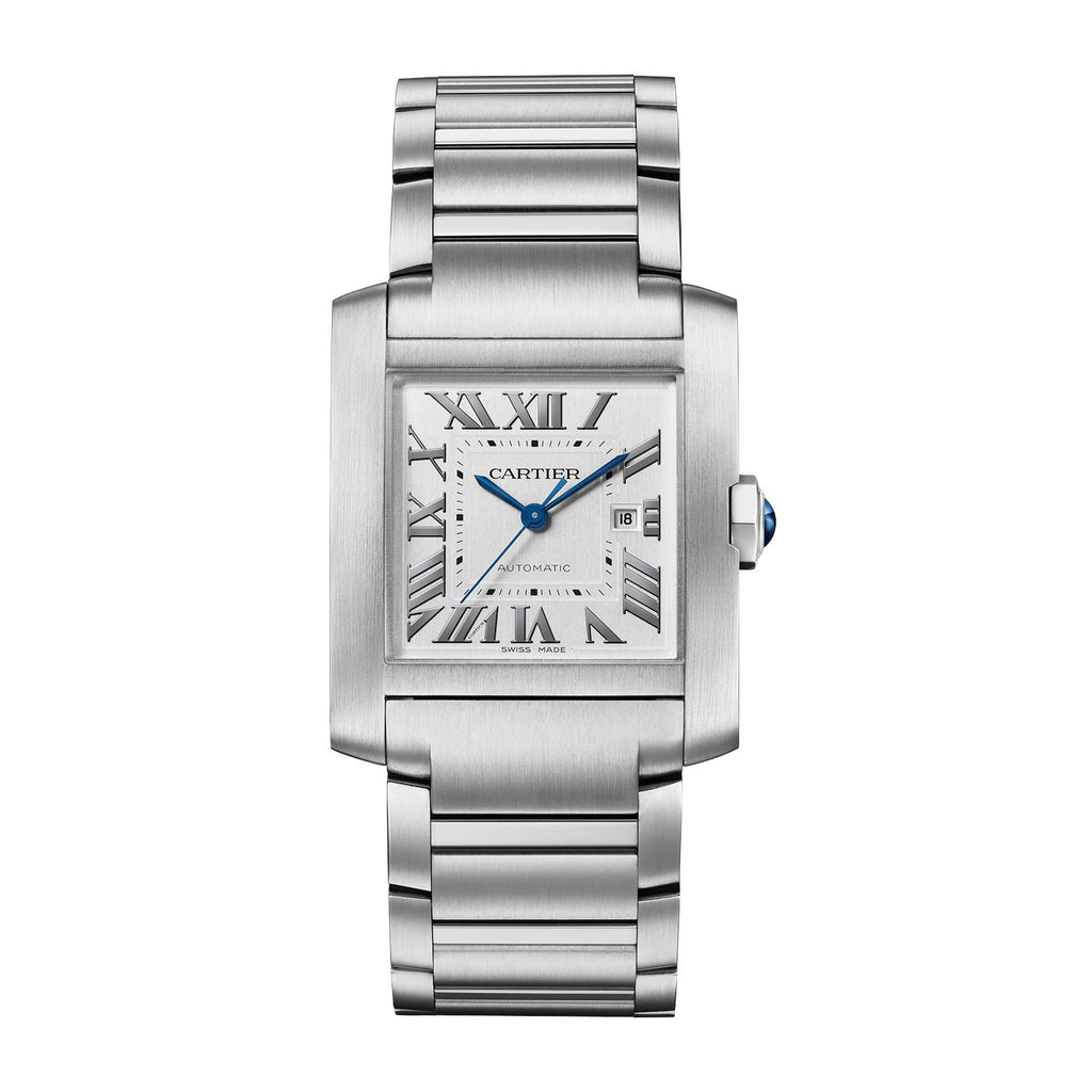 Unworn Tank Francaise de, Medium Stainless Steel, 32mm x 27mm, Ref# WSTA0074, box and papers