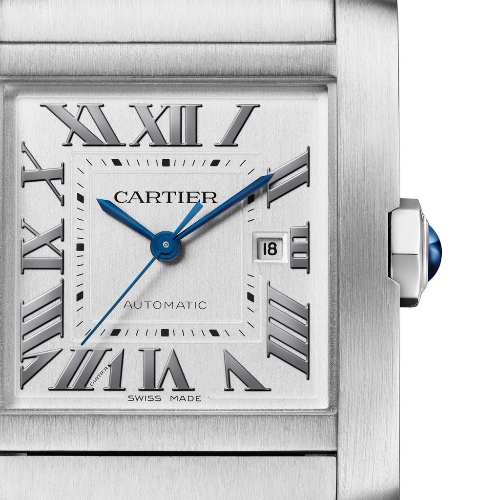 Unworn Tank Francaise de, Medium Stainless Steel, 32mm x 27mm, Ref# WSTA0074, box and papers