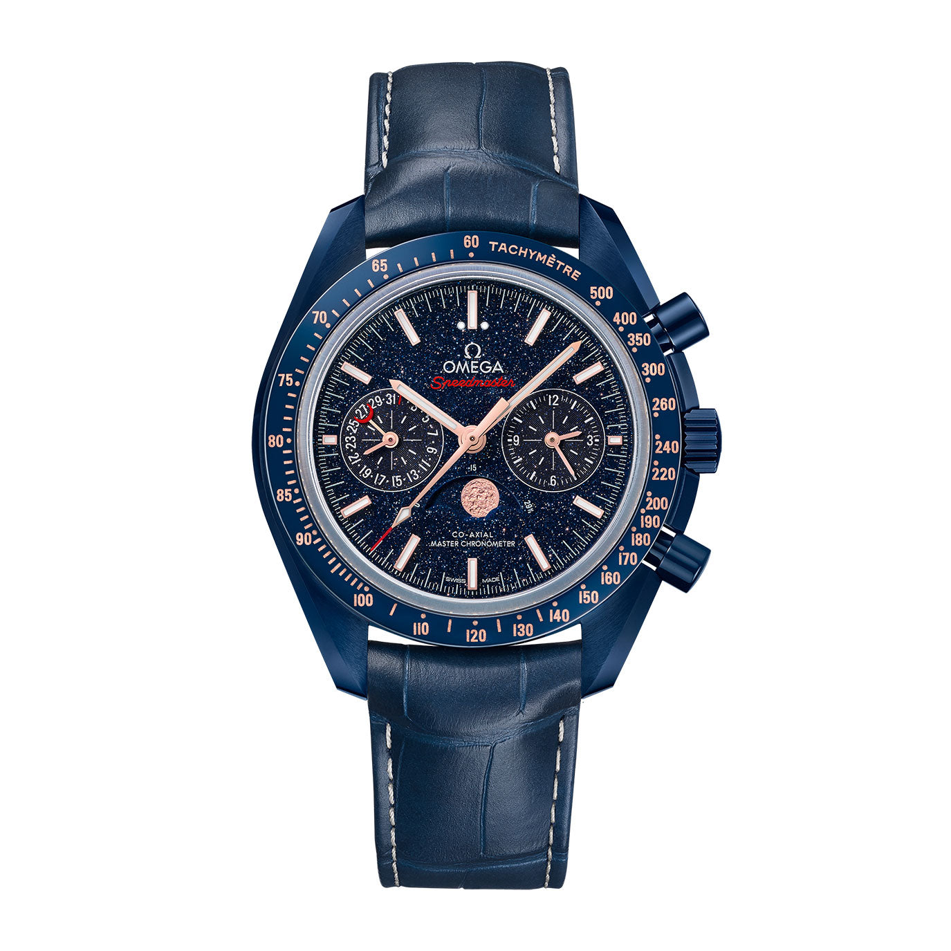 New 2024, Speedmaster Moonphase, 304.93.44.52.03.002, box and papers