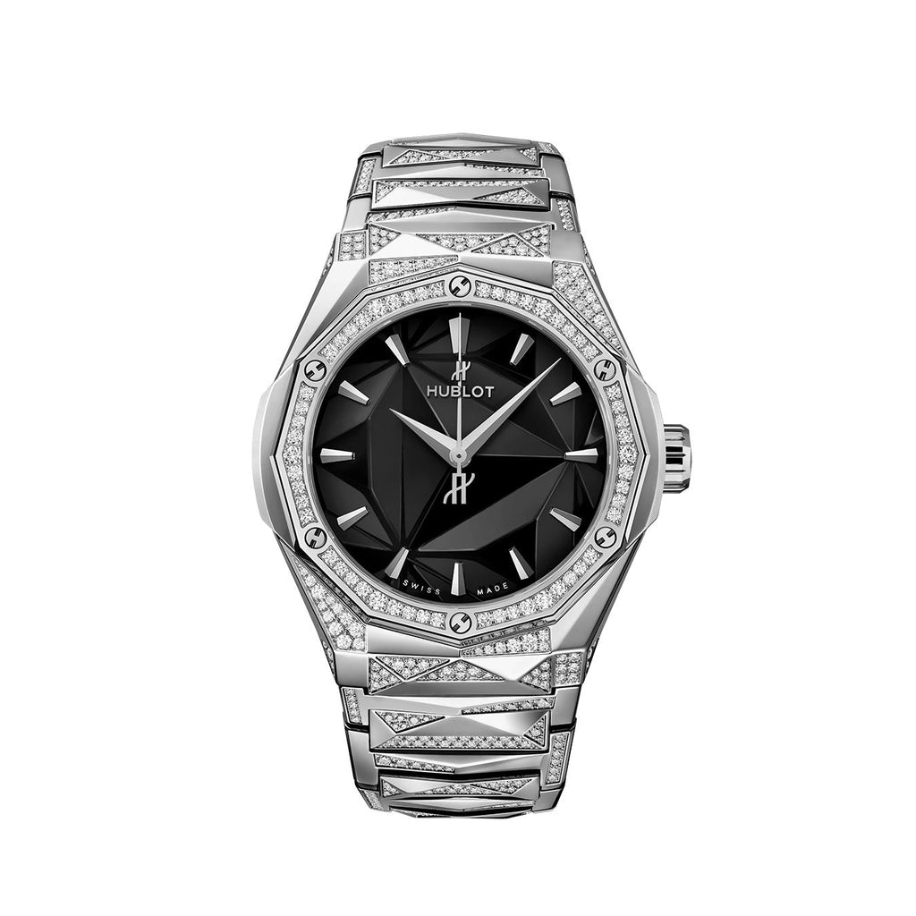 Classic Fusion ORLINSKI BRACELET TITANIUM ALTERNATIVE PAVÉ Ref# 550.NS.1800.NS.3804.ORL22