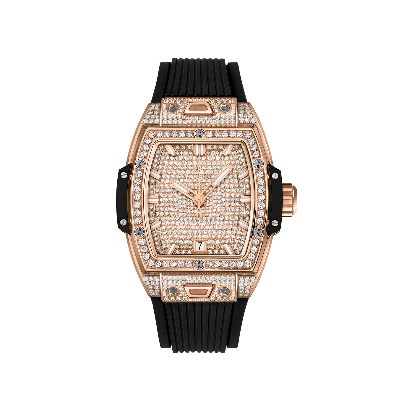 Spirit of Big Bang KING GOLD FULL PAVÉ Ref# 662.OX.9000.RX.1604