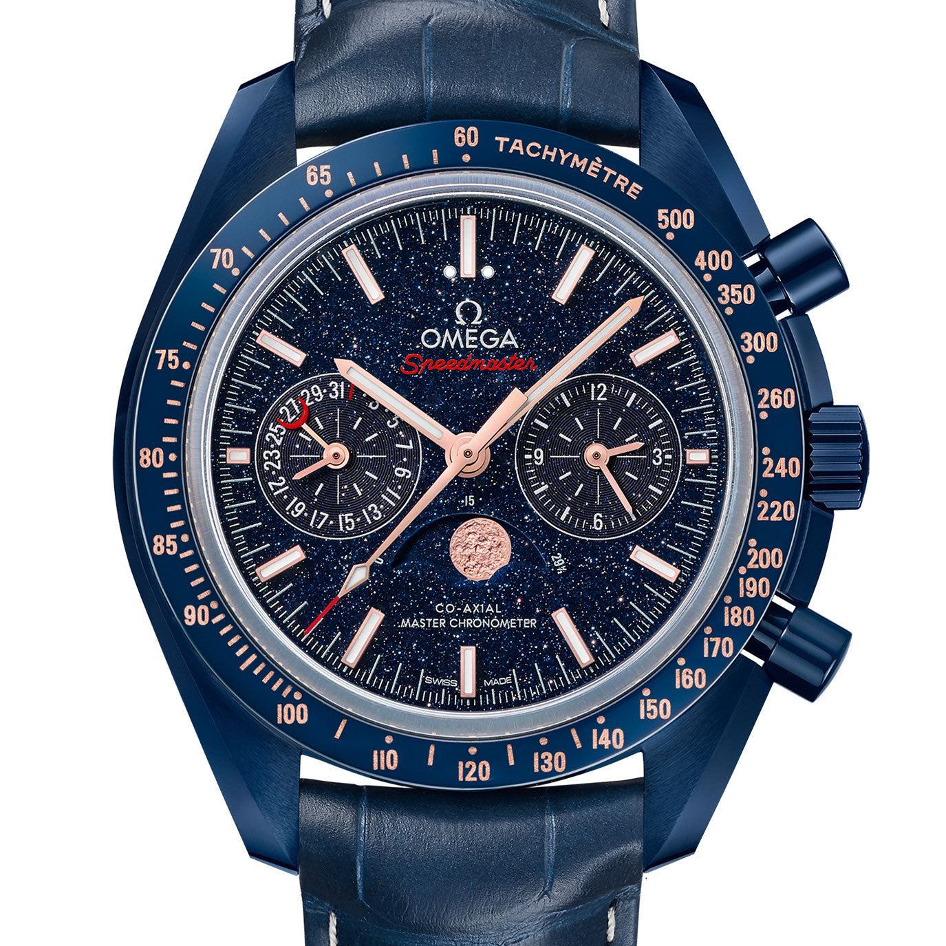 New 2024, Speedmaster Moonphase, 304.93.44.52.03.002, box and papers