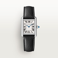 Unworn Tank Must de, Small Stainless Steel, 29.5mm x 22mm, Ref# WSTA0042, box and papers