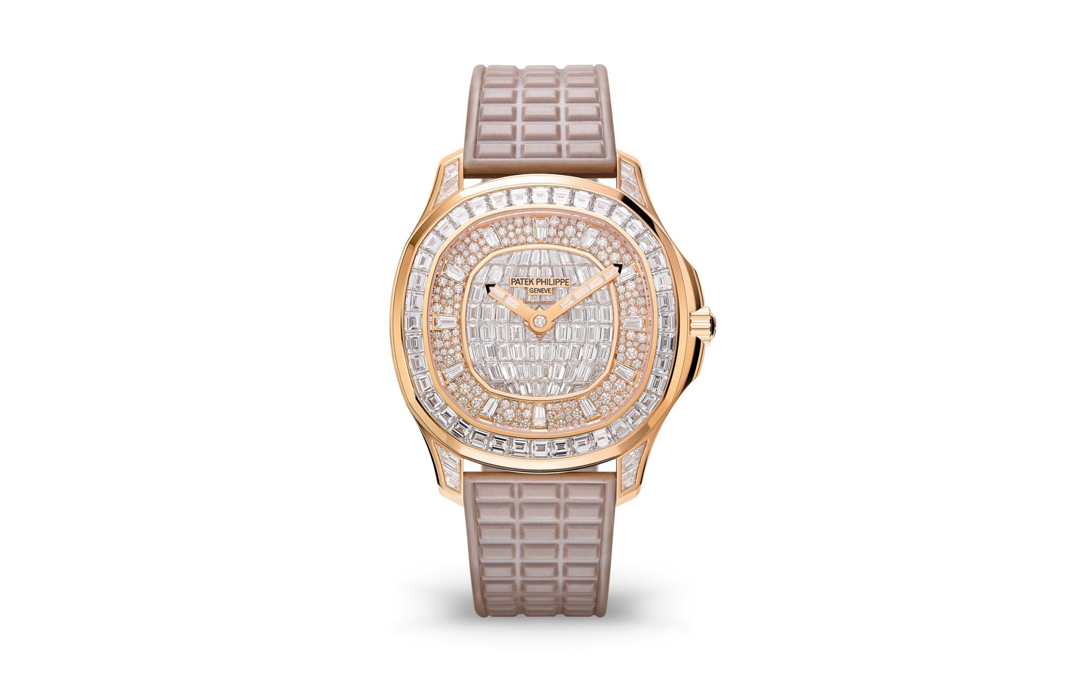 Aquanaut Luce Haute Joaillerie, 18k Rose Gold with 313 diamonds ~7, 9ct, 38, 8mm, Ref# 5062/450R-001