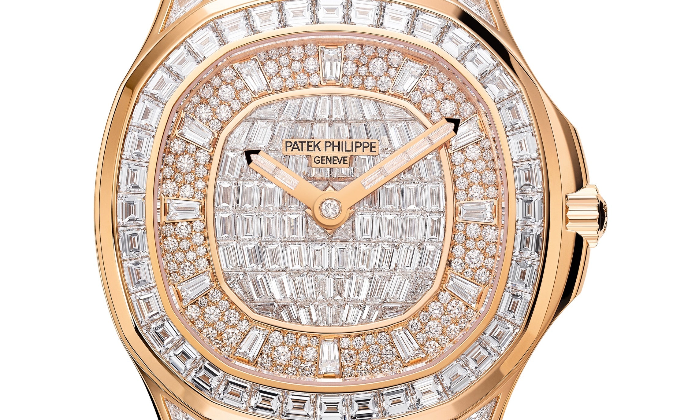 Aquanaut Luce Haute Joaillerie, 18k Rose Gold with 313 diamonds ~7, 9ct, 38, 8mm, Ref# 5062/450R-001