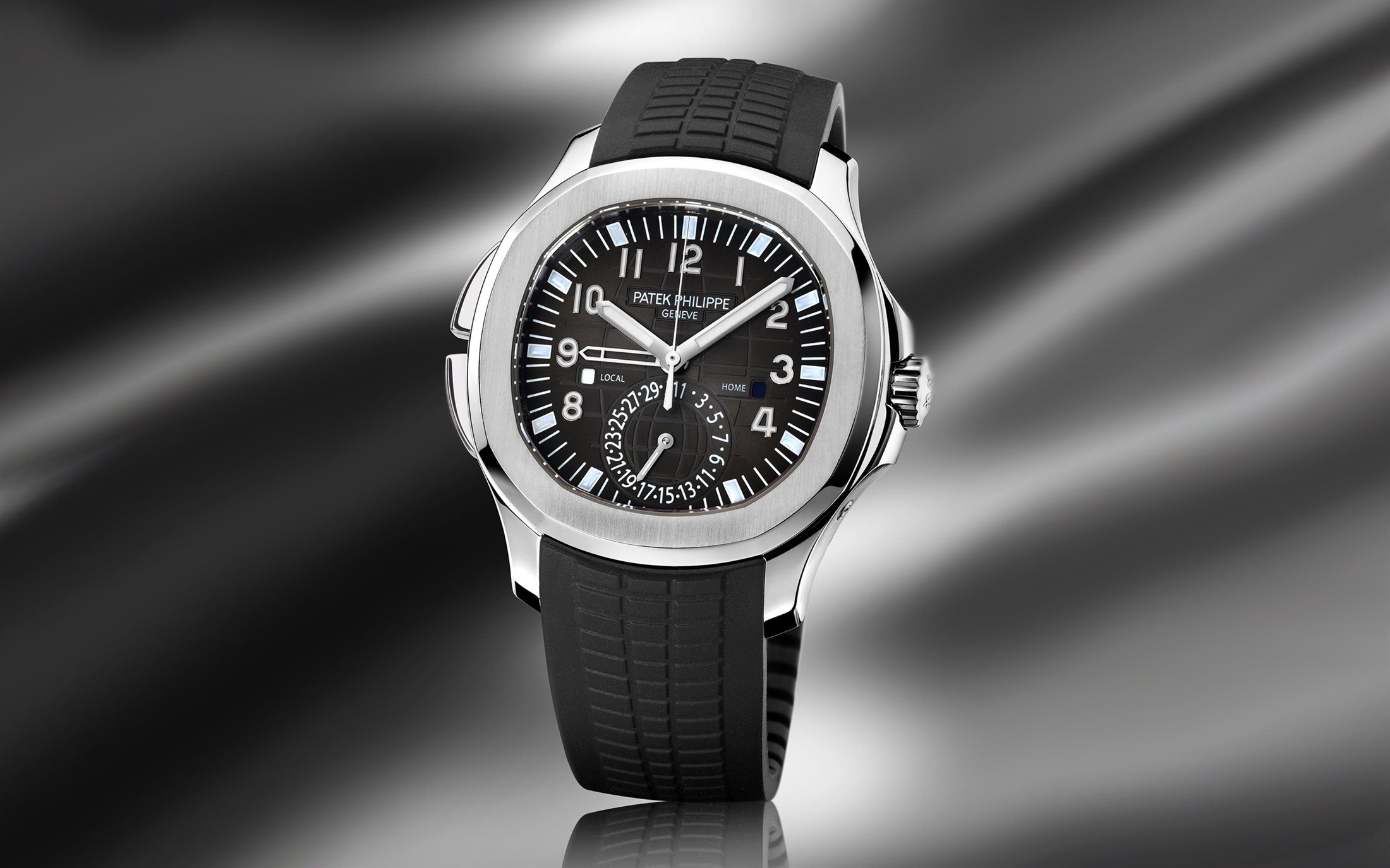 Aquanaut Travel Time, Stainless Steel, 40, 8mm, Ref# 5164A-001