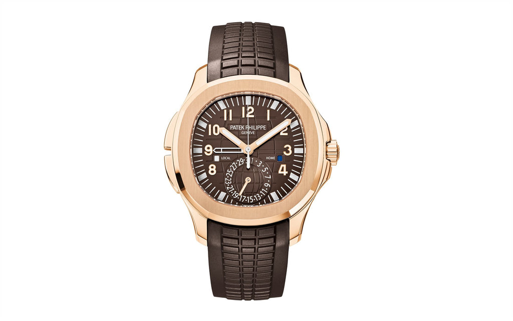 Aquanaut Travel Time, 18k Rose Gold, 40, 8mm, Ref# 5164R-001