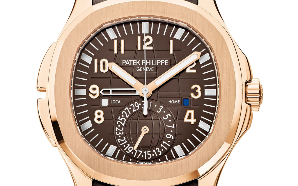 Aquanaut Travel Time, 18k Rose Gold, 40, 8mm, Ref# 5164R-001