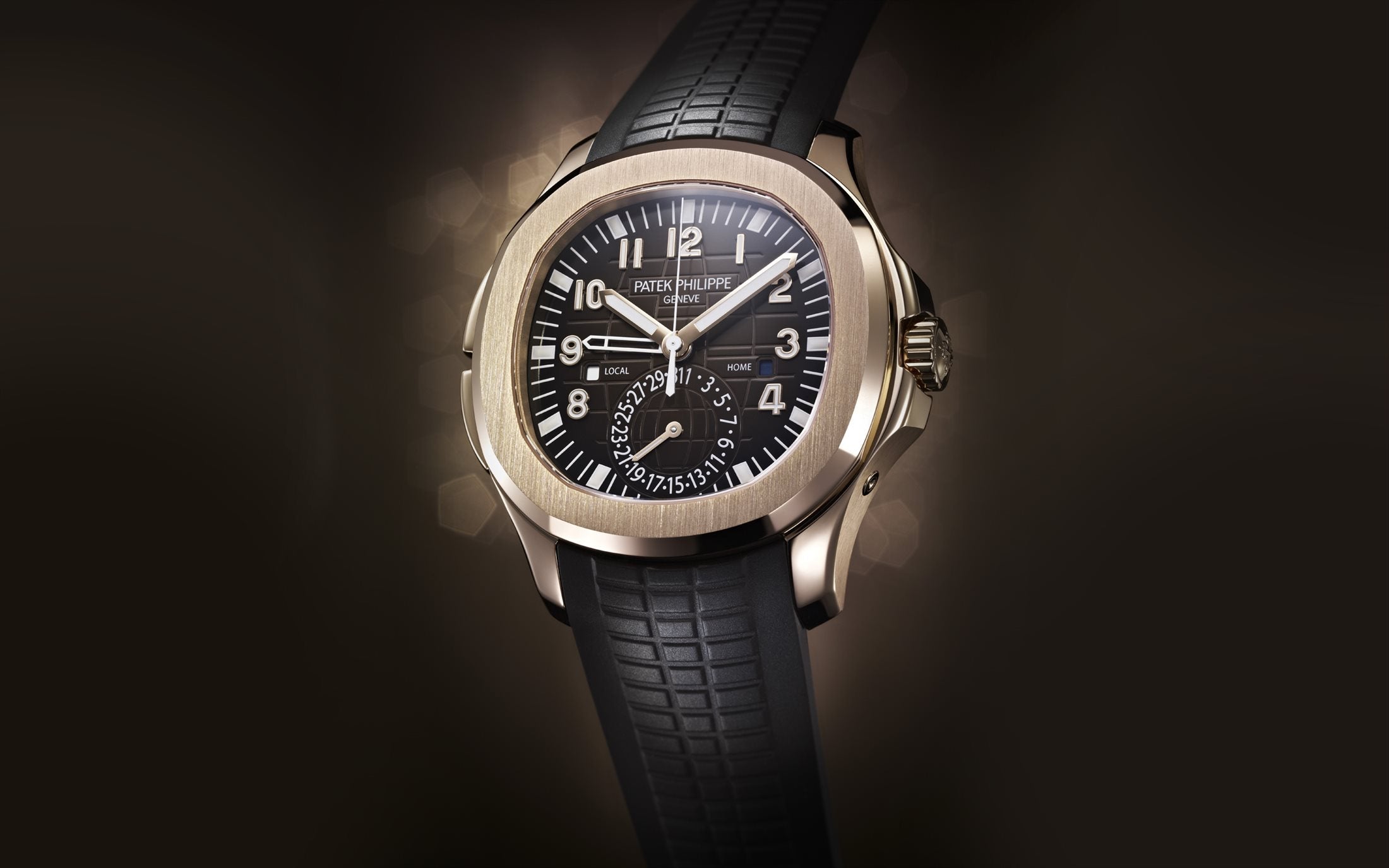 Aquanaut Travel Time, 18k Rose Gold, 40, 8mm, Ref# 5164R-001