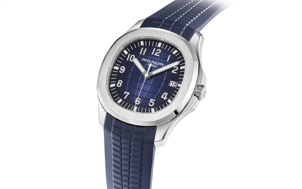 Aquanaut Date, Sweep Seconds Watch, 18k White Gold 42, 2 mm, Ref# 5168G-001