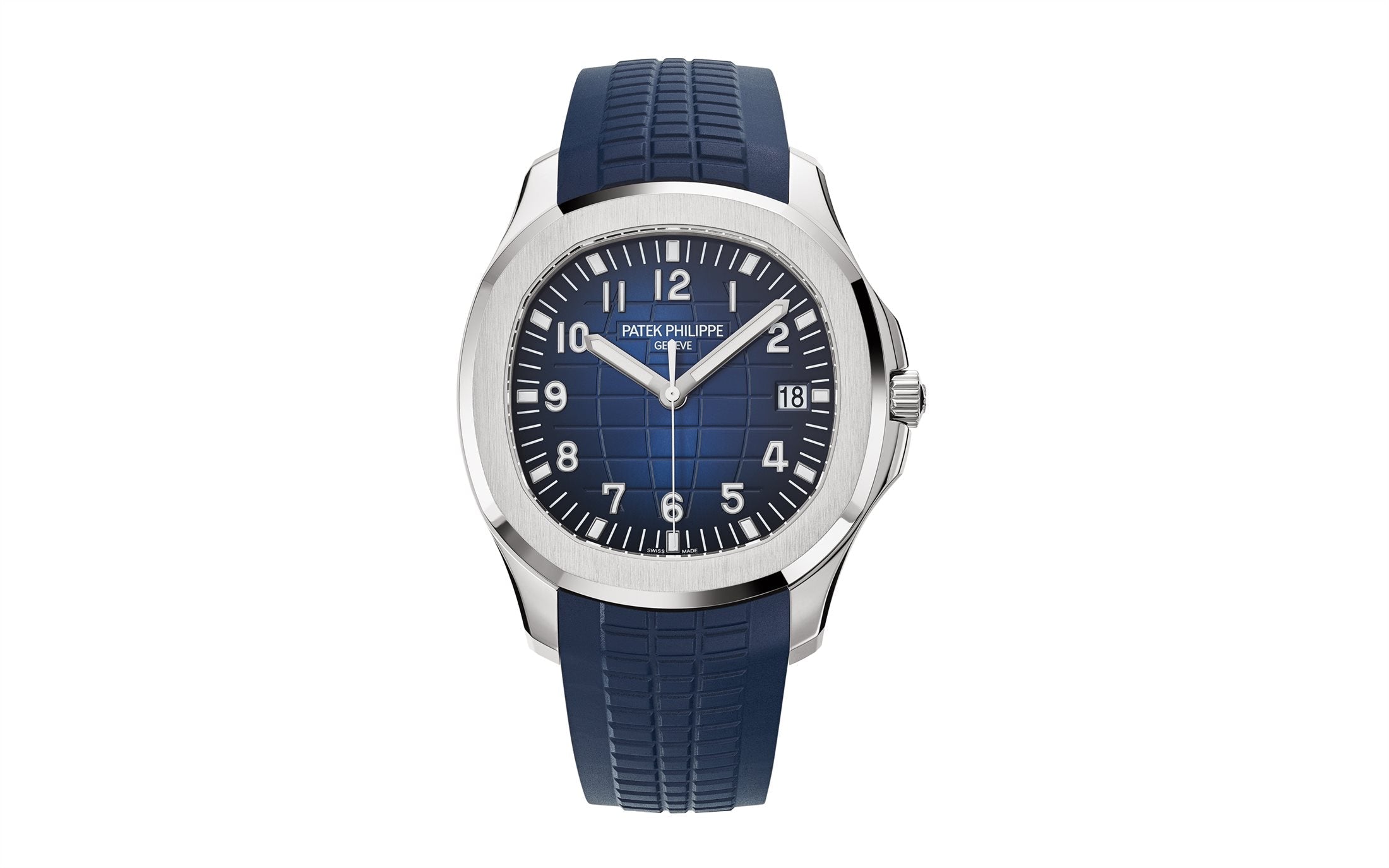 Aquanaut Date, Sweep Seconds Watch, 18k White Gold 42, 2 mm, Ref# 5168G-001