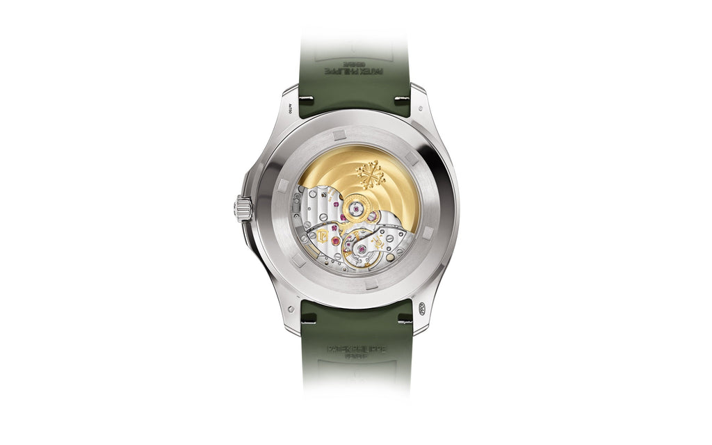Aquanaut Jumbo Date, Sweep Seconds, 18k White Gold, 42, 2 mm, Ref# 5168G-010