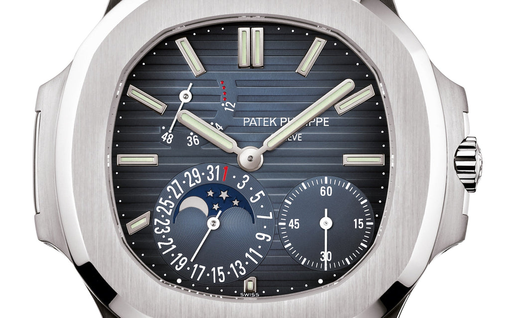 Nautilus Date, Moon Phases Watch, Stainless Steel, 40mm, Ref# 5712/1A-001