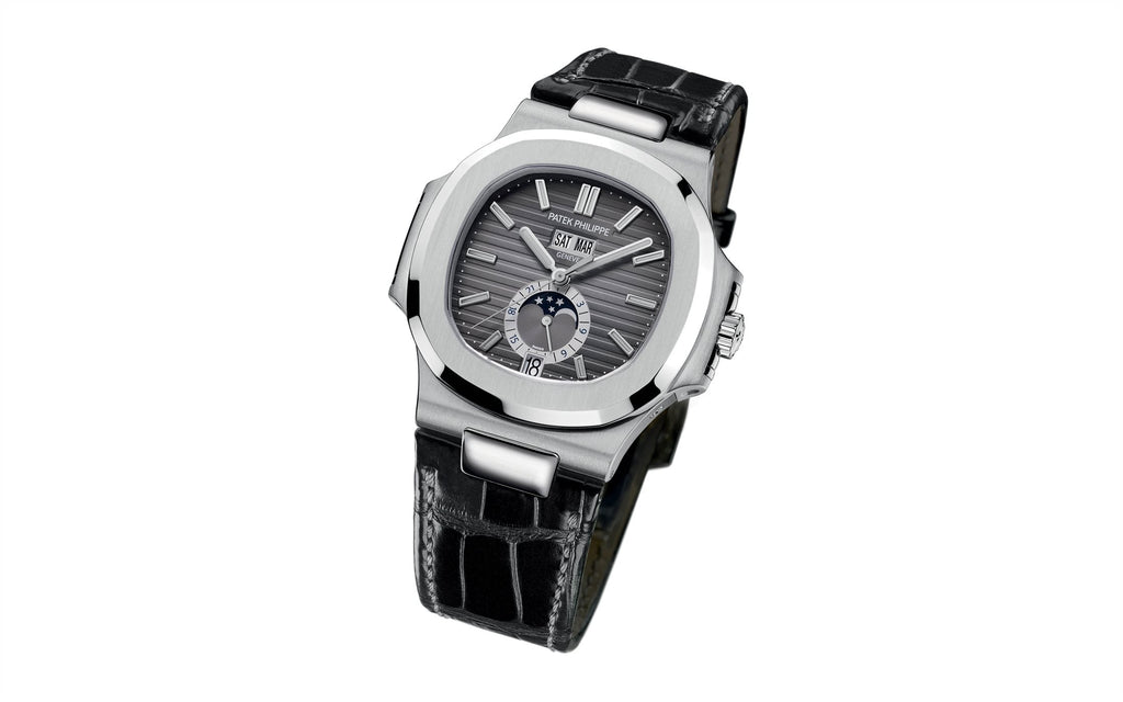 Nautilus Annual Calendar, Moon Phases Watch, Stainless Steel, 40, 5 mm, Ref# 5726A-001
