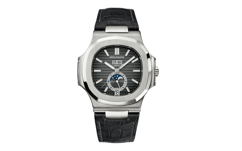 Nautilus Annual Calendar, Moon Phases Watch, Stainless Steel, 40, 5 mm, Ref# 5726A-001
