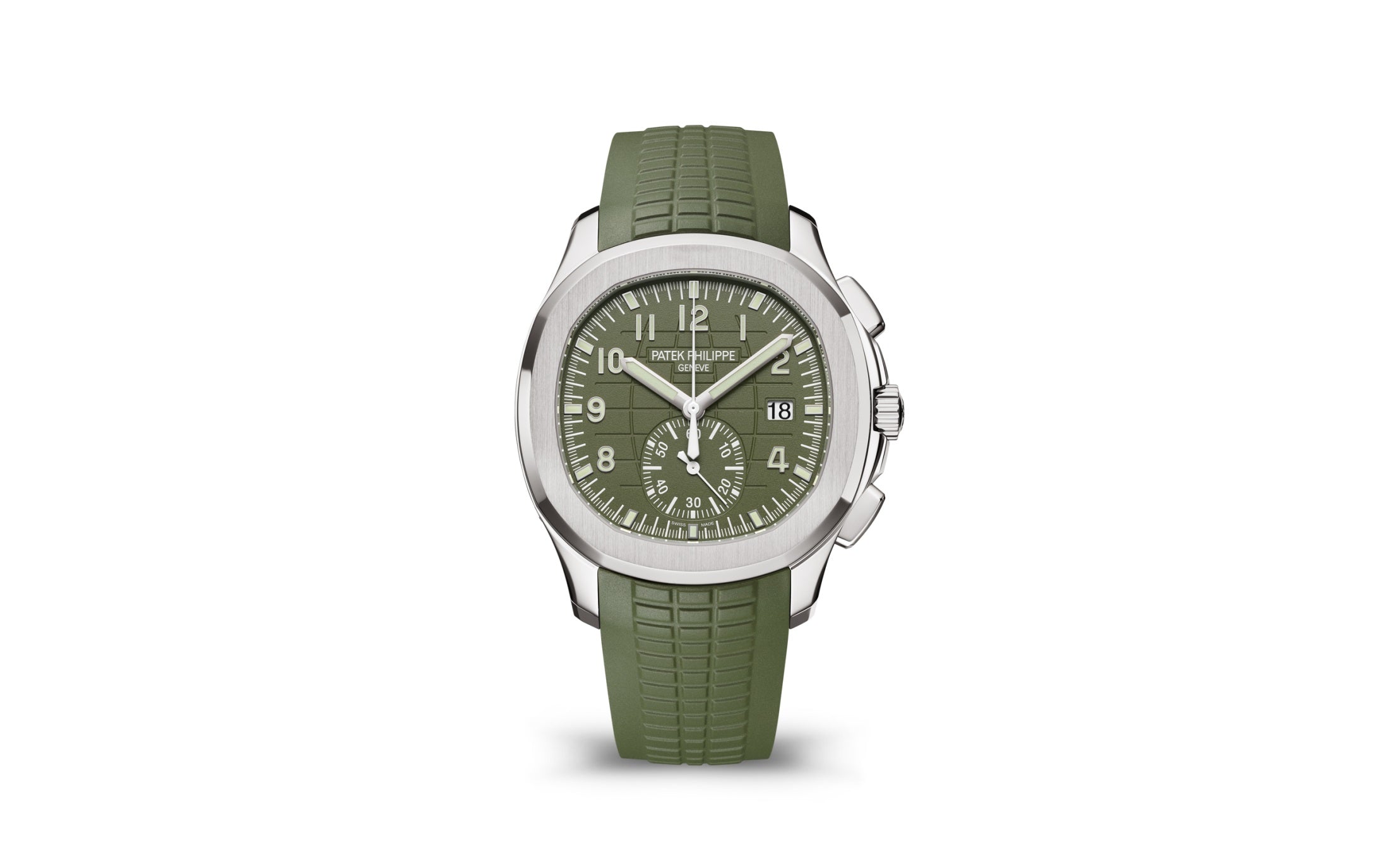 Aquanaut Chronograph, 18k White Gold, 42, 2mm, Ref# 5968G-010