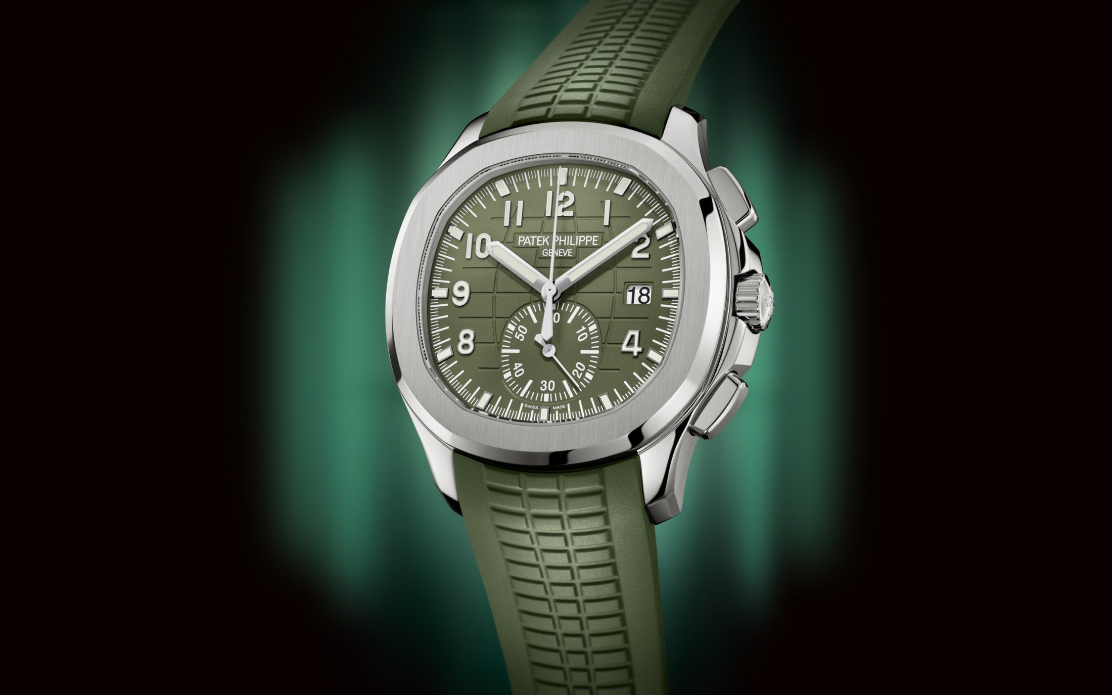 Aquanaut Chronograph, 18k White Gold, 42, 2mm, Ref# 5968G-010