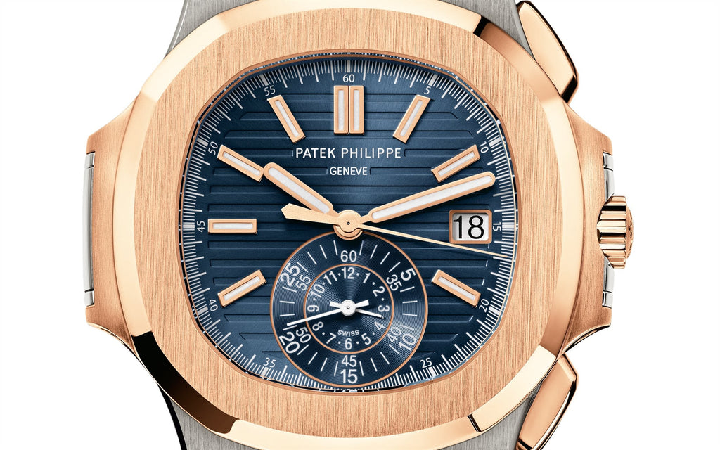 Nautilus Flyback Chronograph, Date Watch, 18k Rose Gold and Stainless Steel, 40, 5 mm, Ref# 5980/1AR-001
