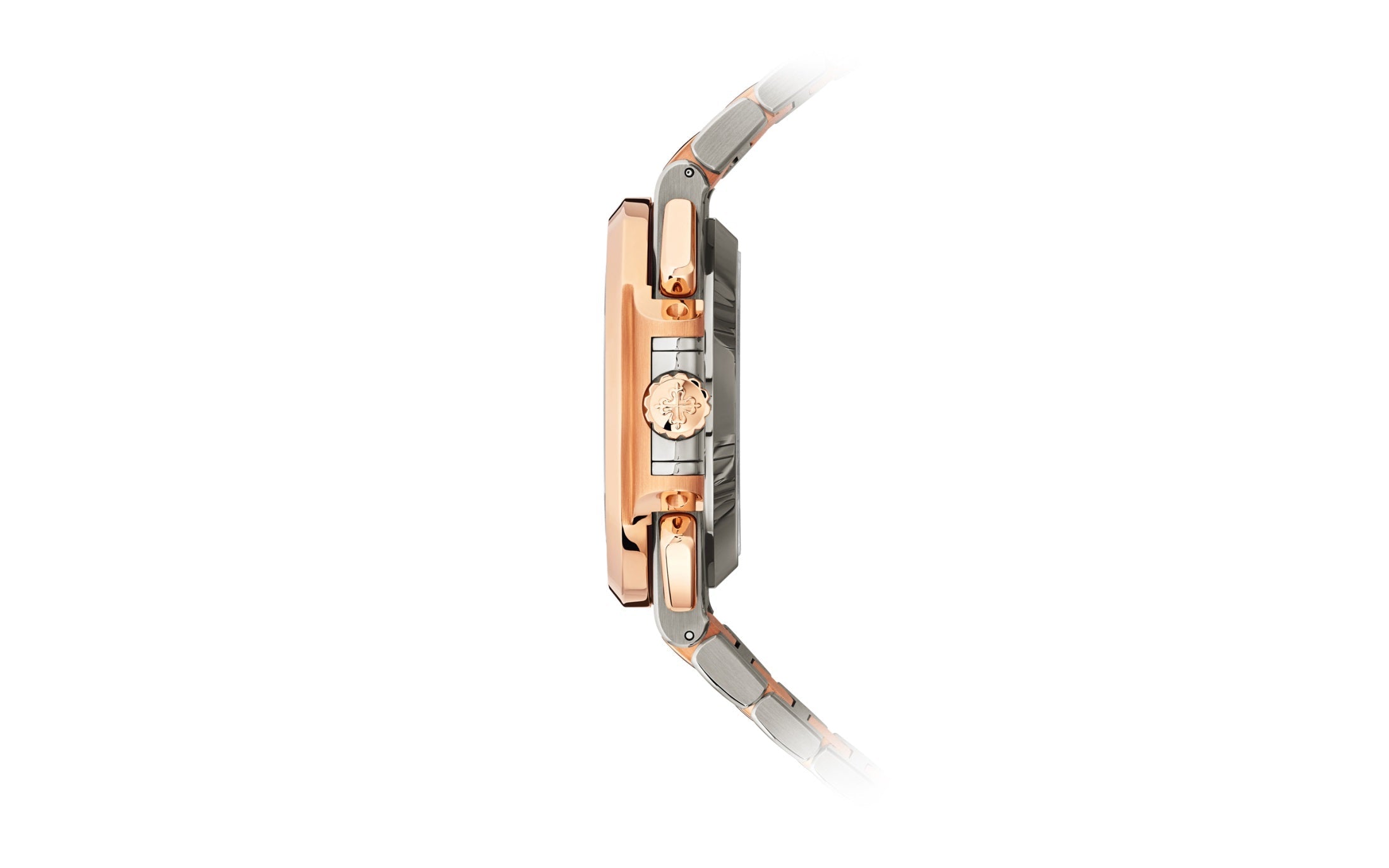 Nautilus Flyback Chronograph, Date Watch, 18k Rose Gold and Stainless Steel, 40, 5 mm, Ref# 5980/1AR-001
