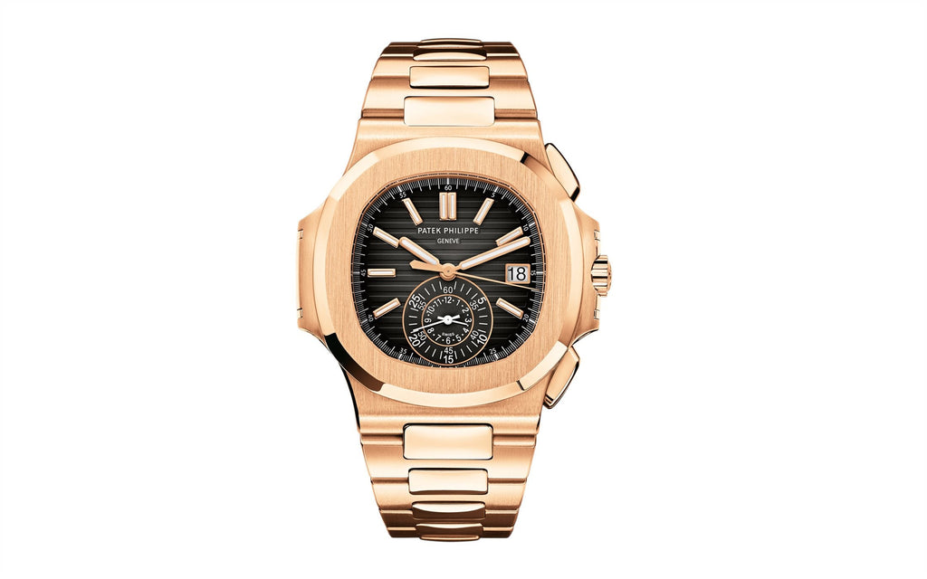 Nautilus Flyback Chronograph, Date Watch, 18k Rose Gold, 40, 5 mm, Ref# 5980/1R-001