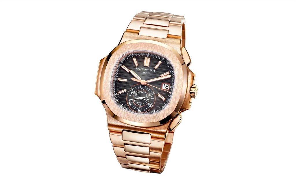 Nautilus Flyback Chronograph, Date Watch, 18k Rose Gold, 40, 5 mm, Ref# 5980/1R-001